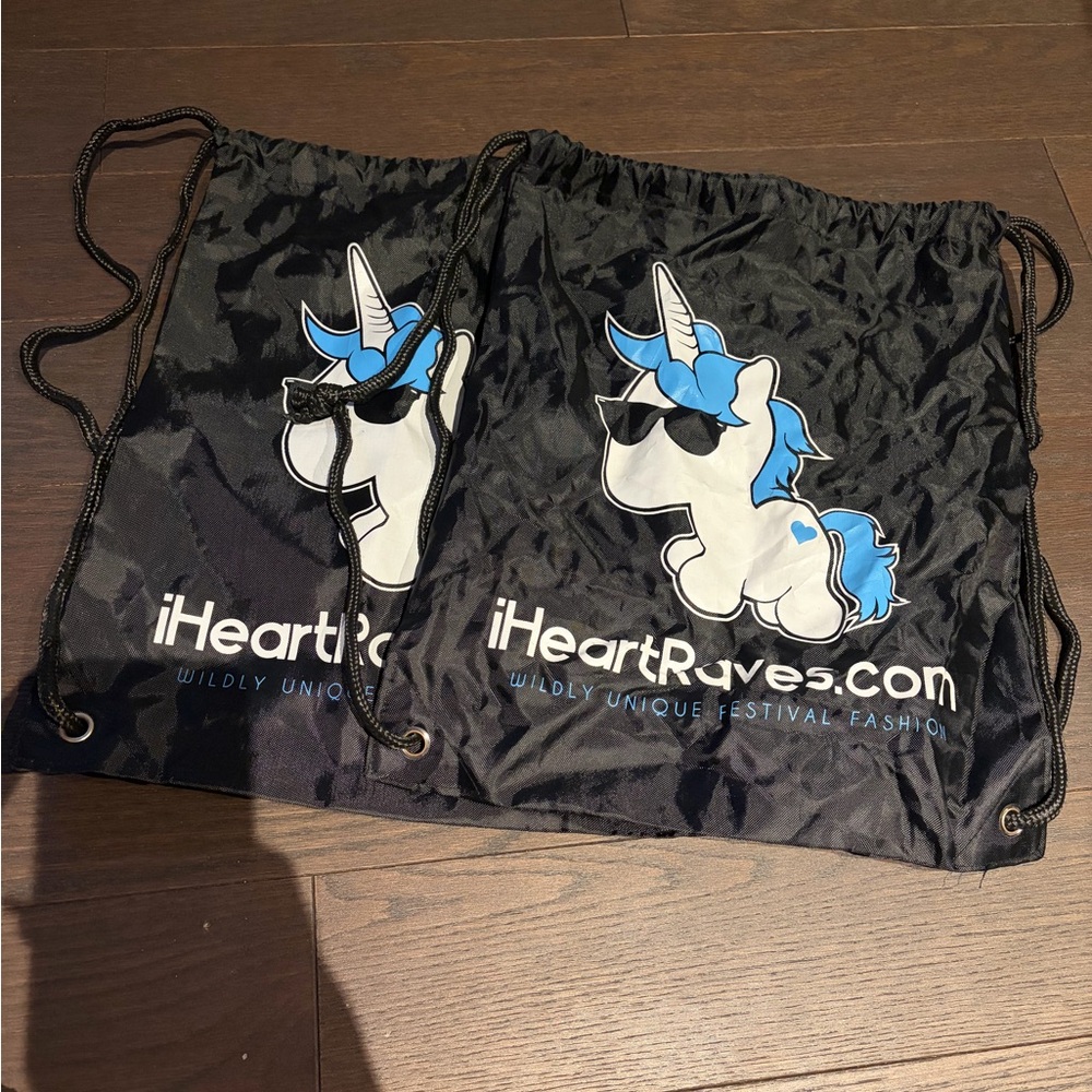 IHR Unicorn Drawstring Bags